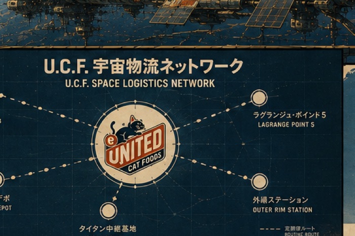 Complete U.C.F. logistics network map