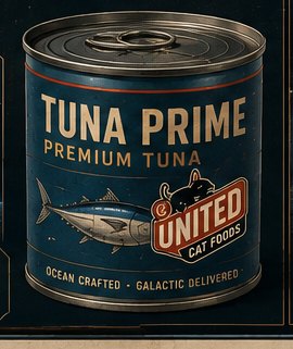 A can of Tuna Prime premium tuna