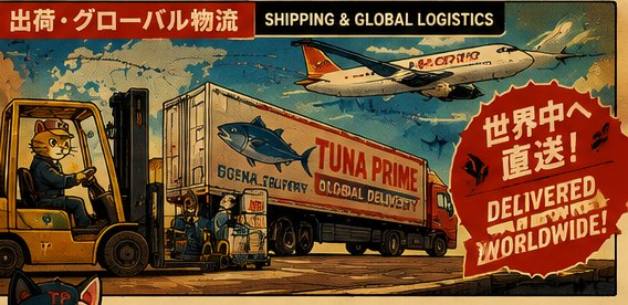 Shipping and global logistics: truck, forklift, cargo plane
