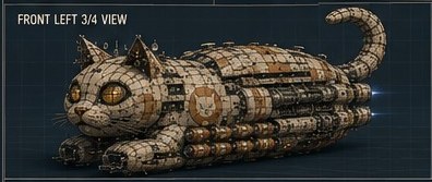 Loaf-class freighter front-left three-quarter view