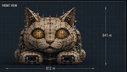 Loaf-class freighter front view